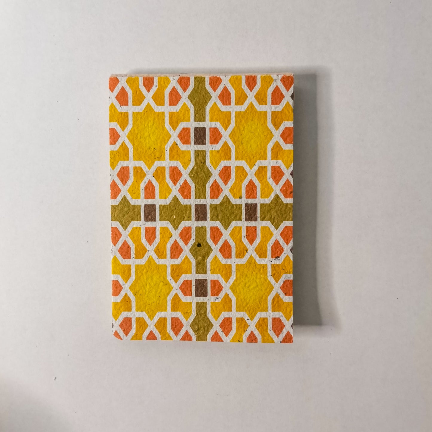 Islamic pattern recycled paper notebook