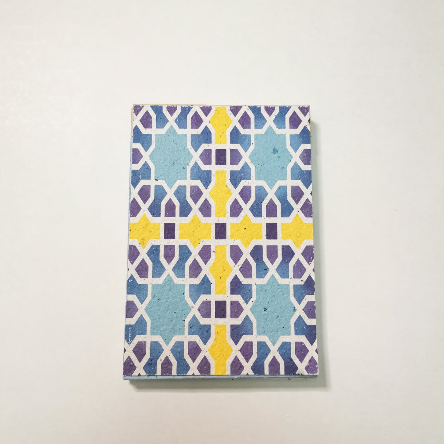 Islamic pattern recycled paper notebook