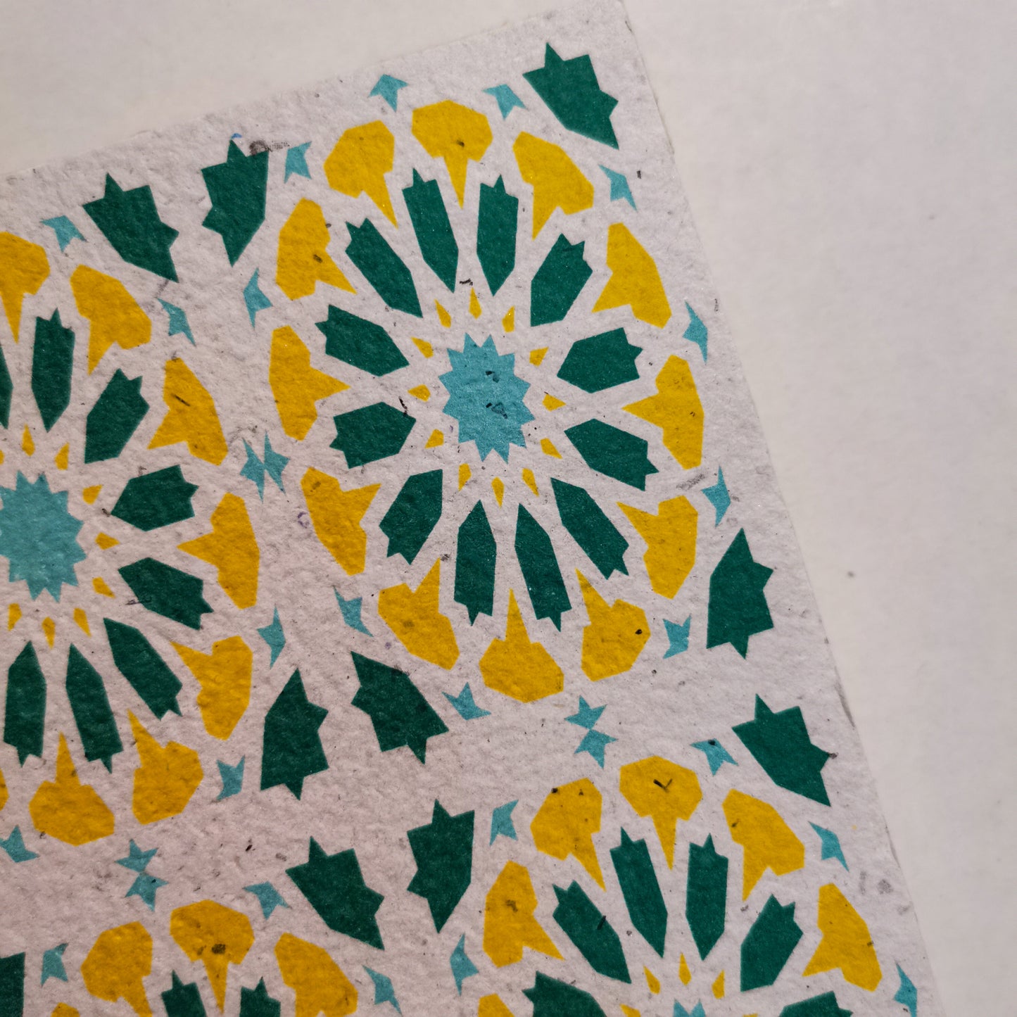 Islamic pattern recycled paper notebook