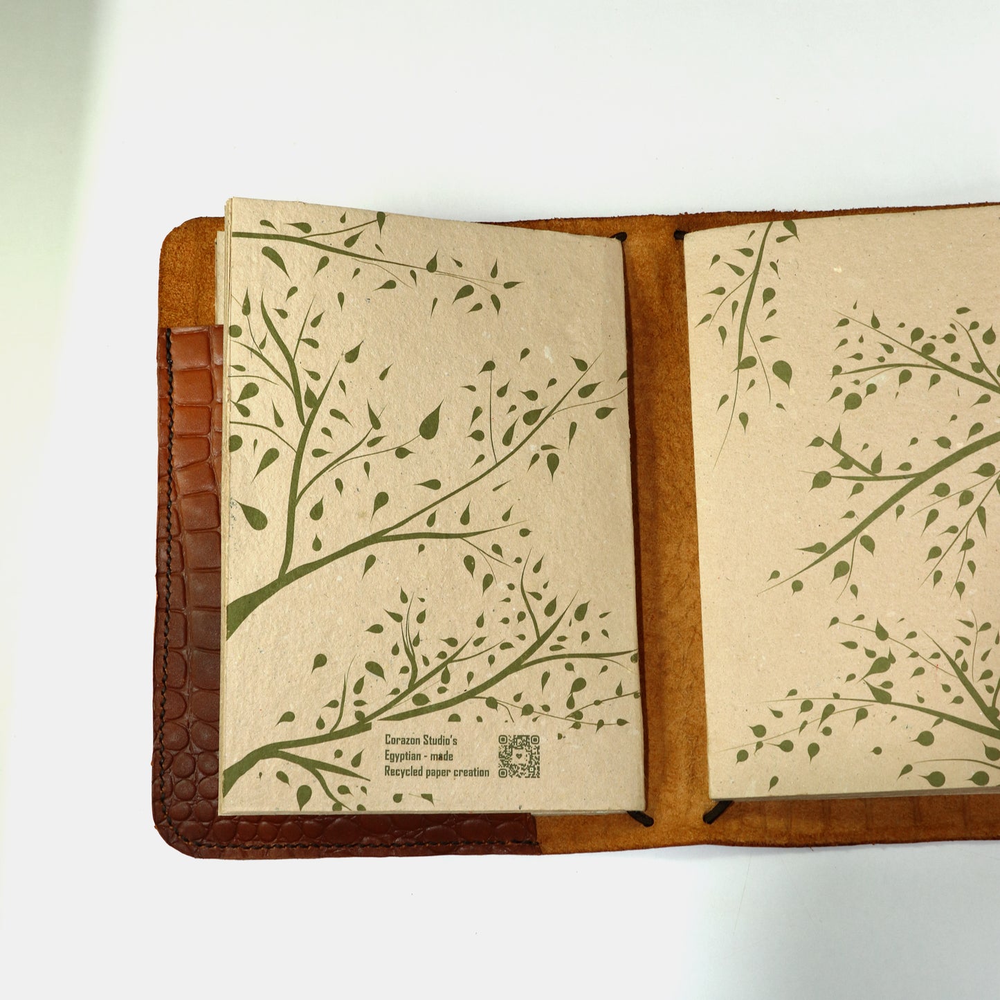 Refillable Natural Leather Notebook