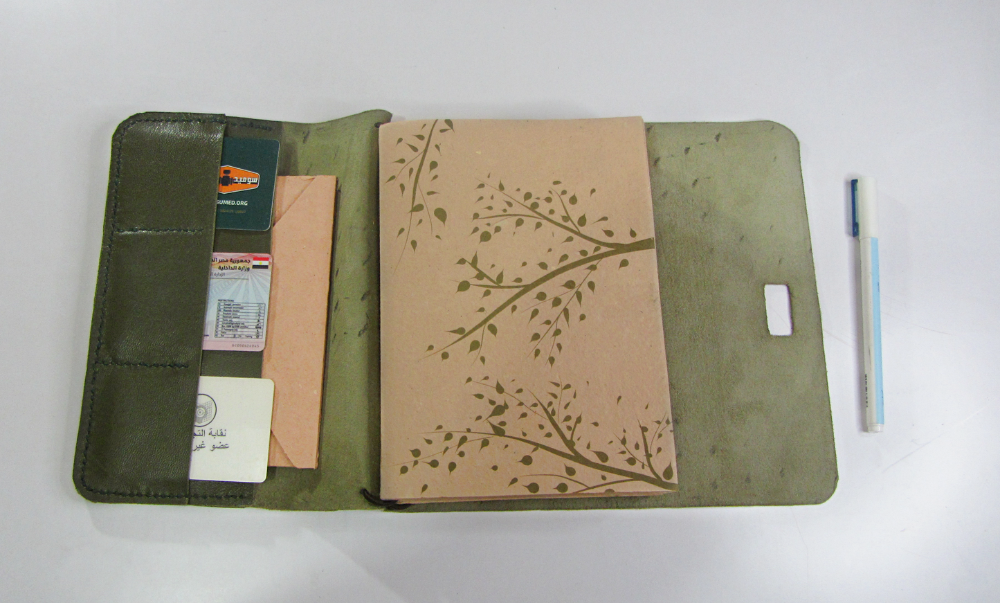 Refillable Natural Leather Notebook