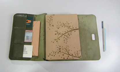 Refillable Natural Leather Notebook