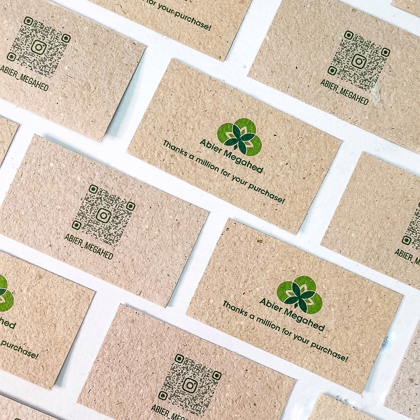 Eco-Friendly Recycled Paper Business Cards