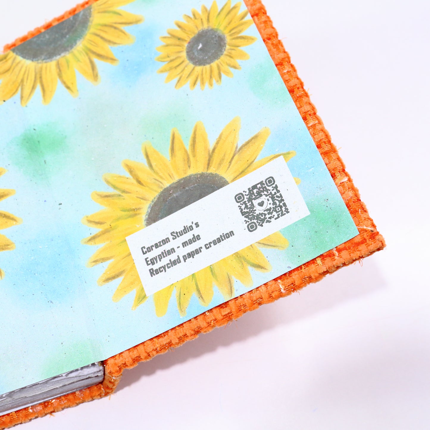 Hardcover Tweed notebook